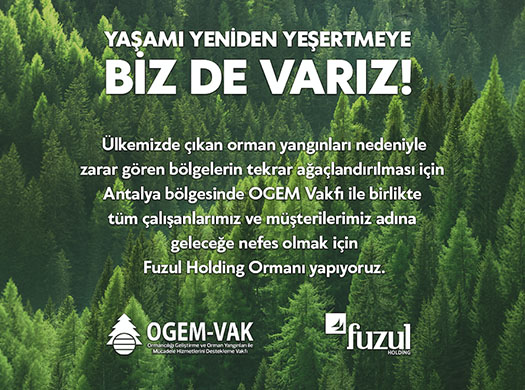 Antalya Yangını Sonrası OGEM Vakfı İle Orman Projesi