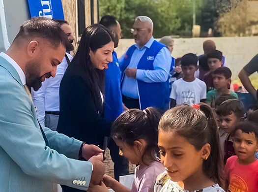 Adıyaman'daki Öğrencilere Kırtasiye Yardımı